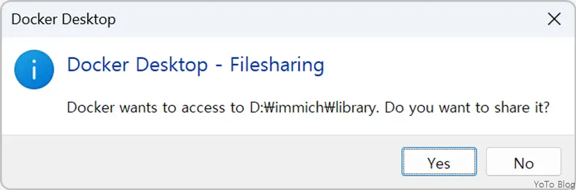 Docker File Path Share