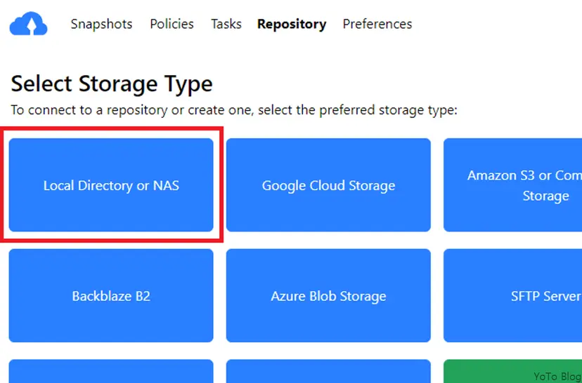 Kopia Repository Setup